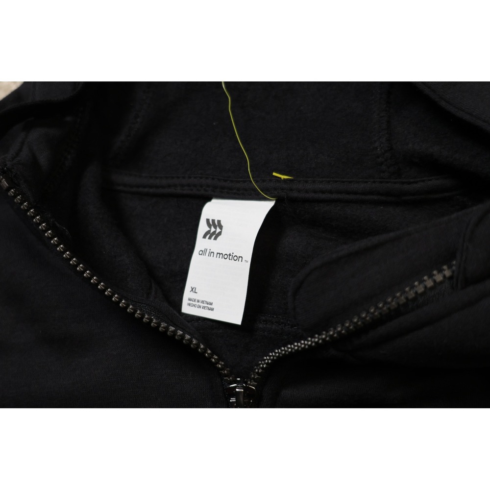 All in Motion Womens Active Comfort Full Zip Hoodie Black XL 214 14 1663 - Picture 7 of 8